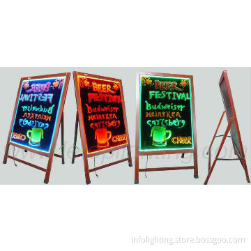 hot selling led writing board/lled fluorescent board for night